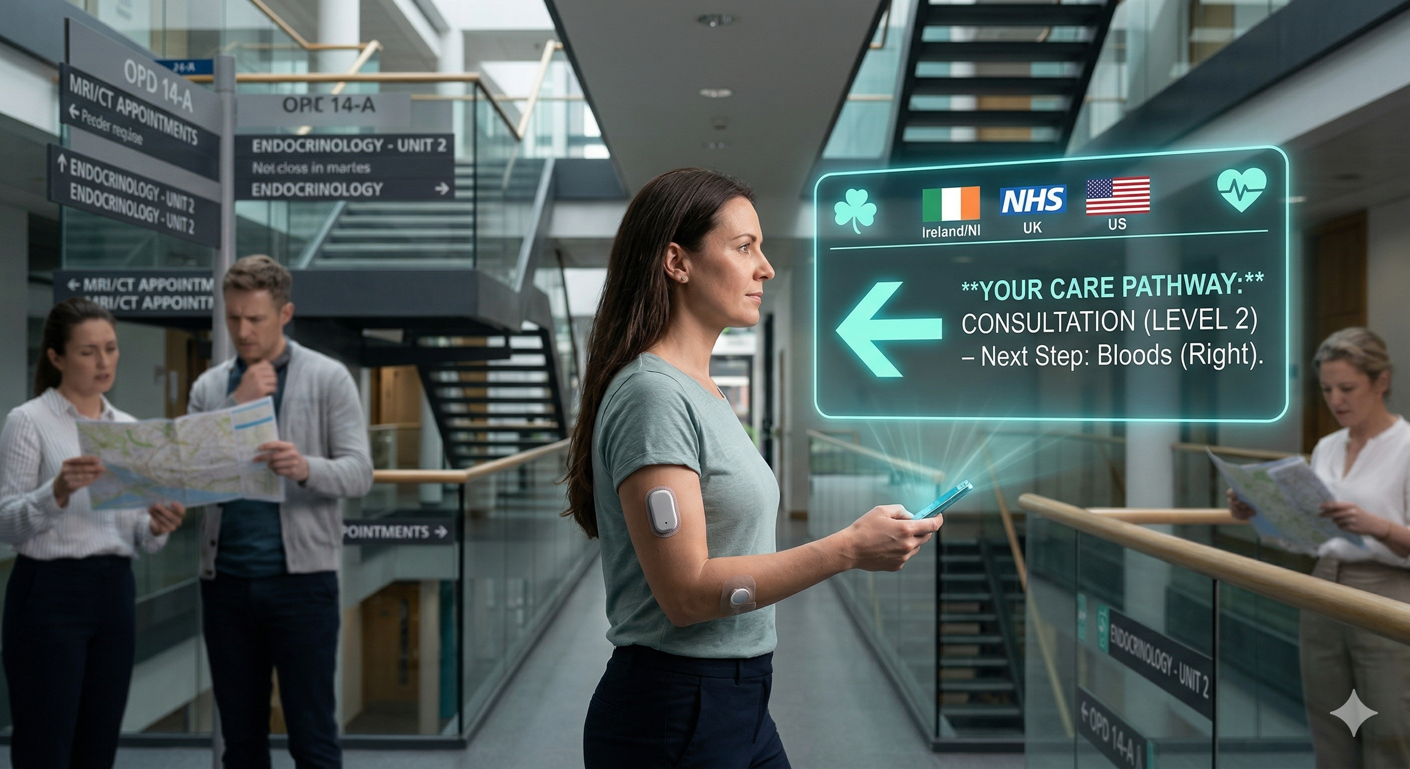 A visual metaphor of a maze representing the complexity of navigating care pathways across healthcare systems